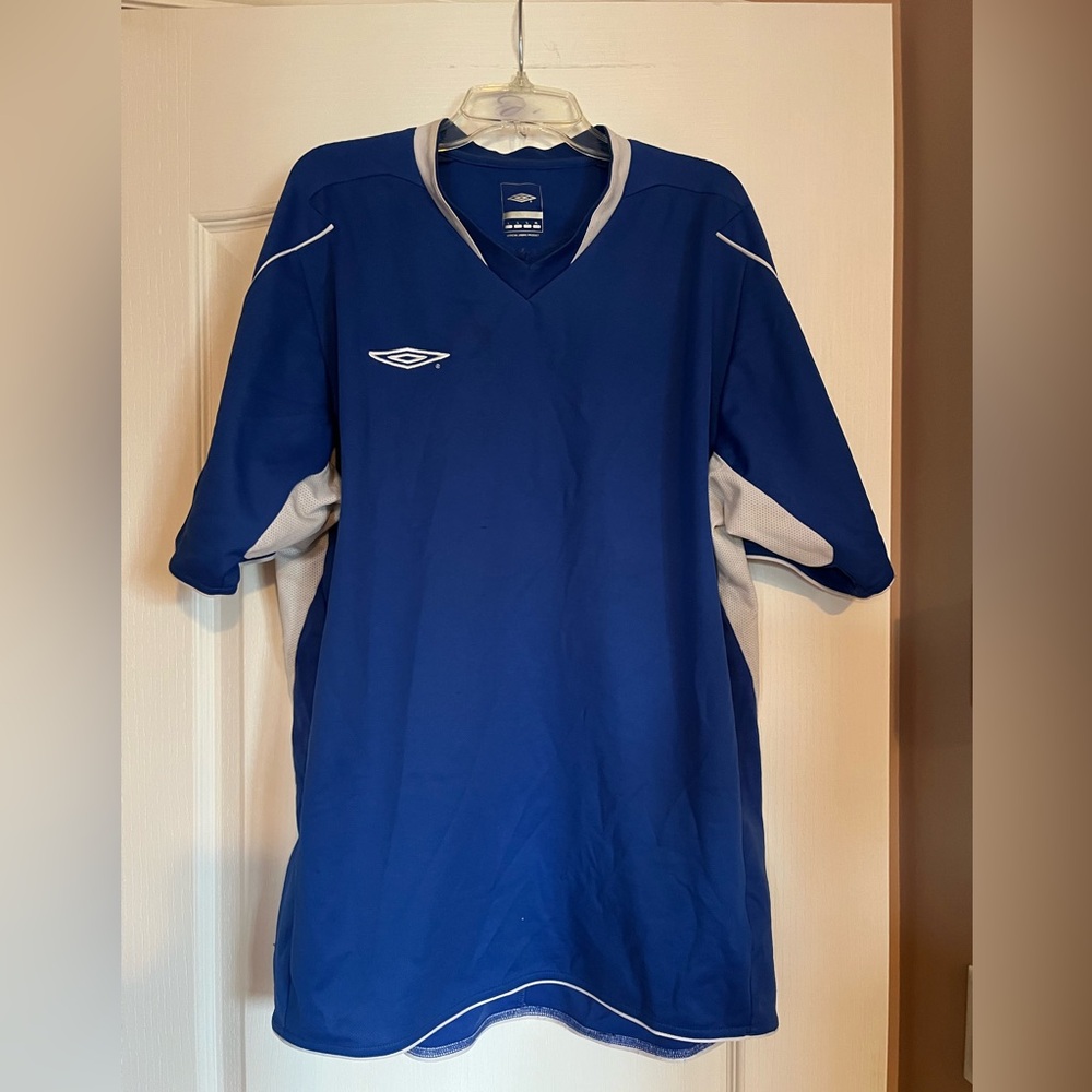 2 for $20 - Umbro Blue and White Sports Jersey